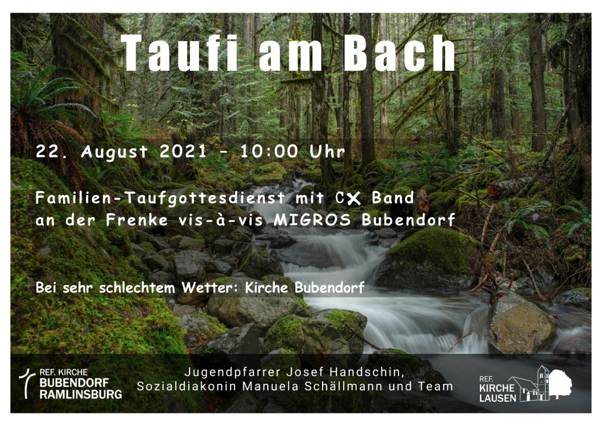 Event, Lager & Seminare » Taufe am Bach
