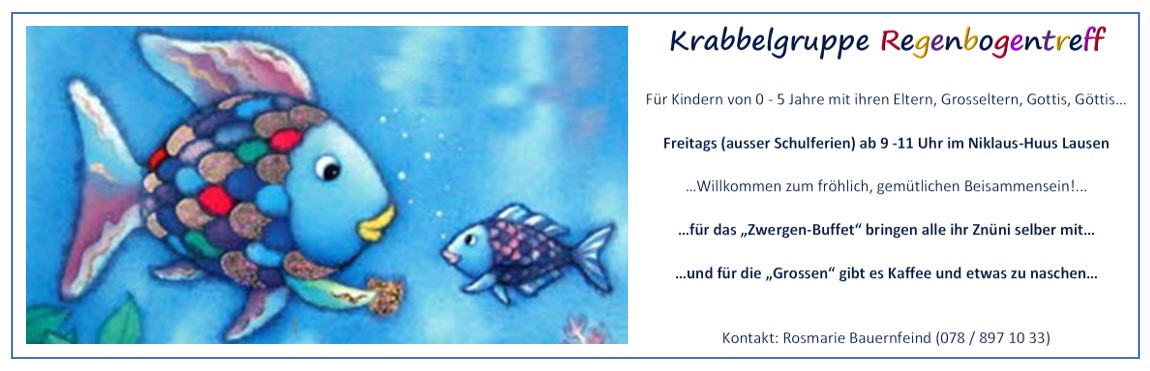 Angebot » Krabbelgruppe Regenbogenfisch