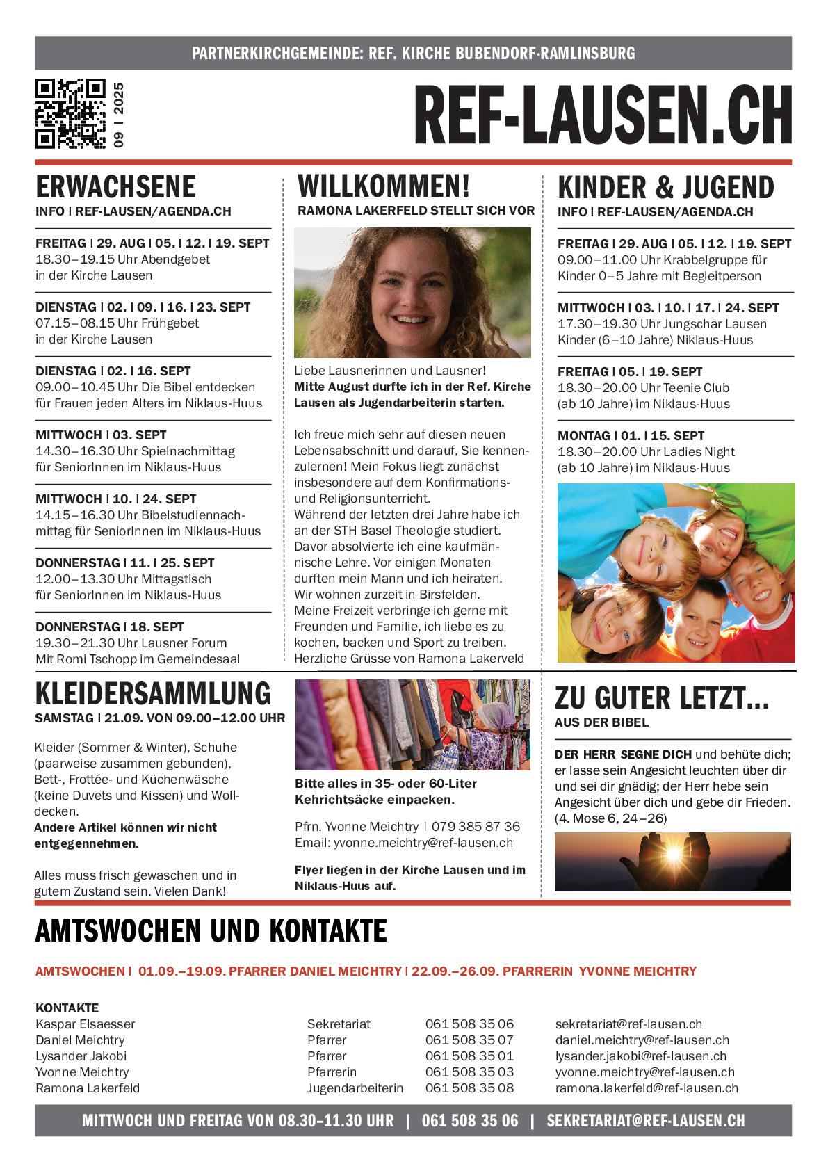 News » KIRCHE AKTUELL | Monat September 2025