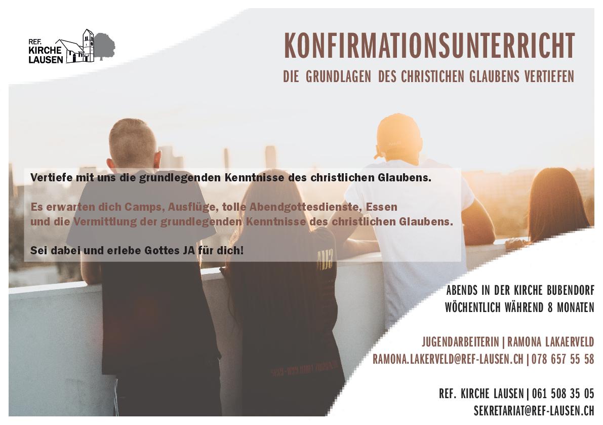 Angebot » Konfirmationsunterricht