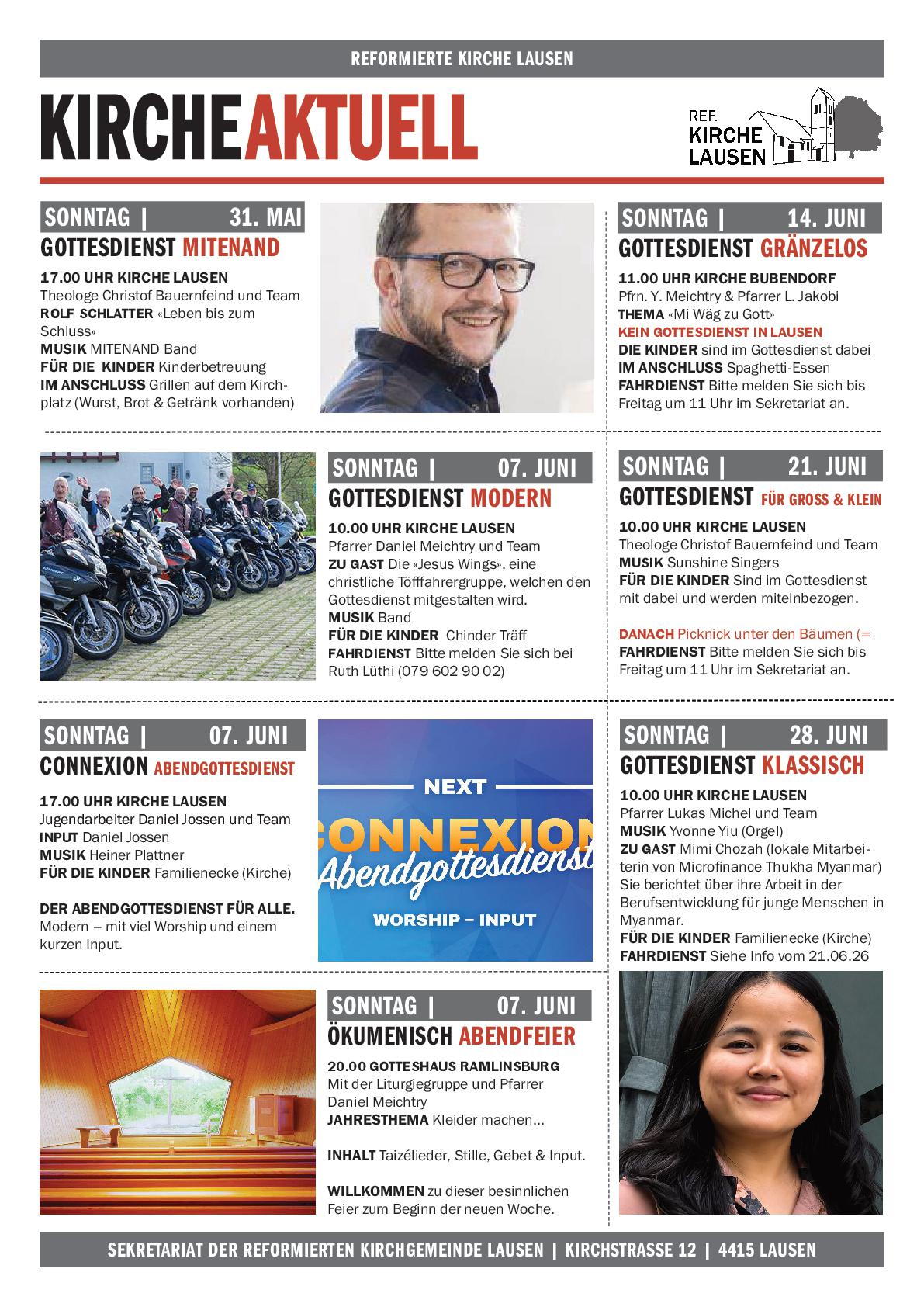 News » KIRCHE AKTUELL | Monat Juni 2026