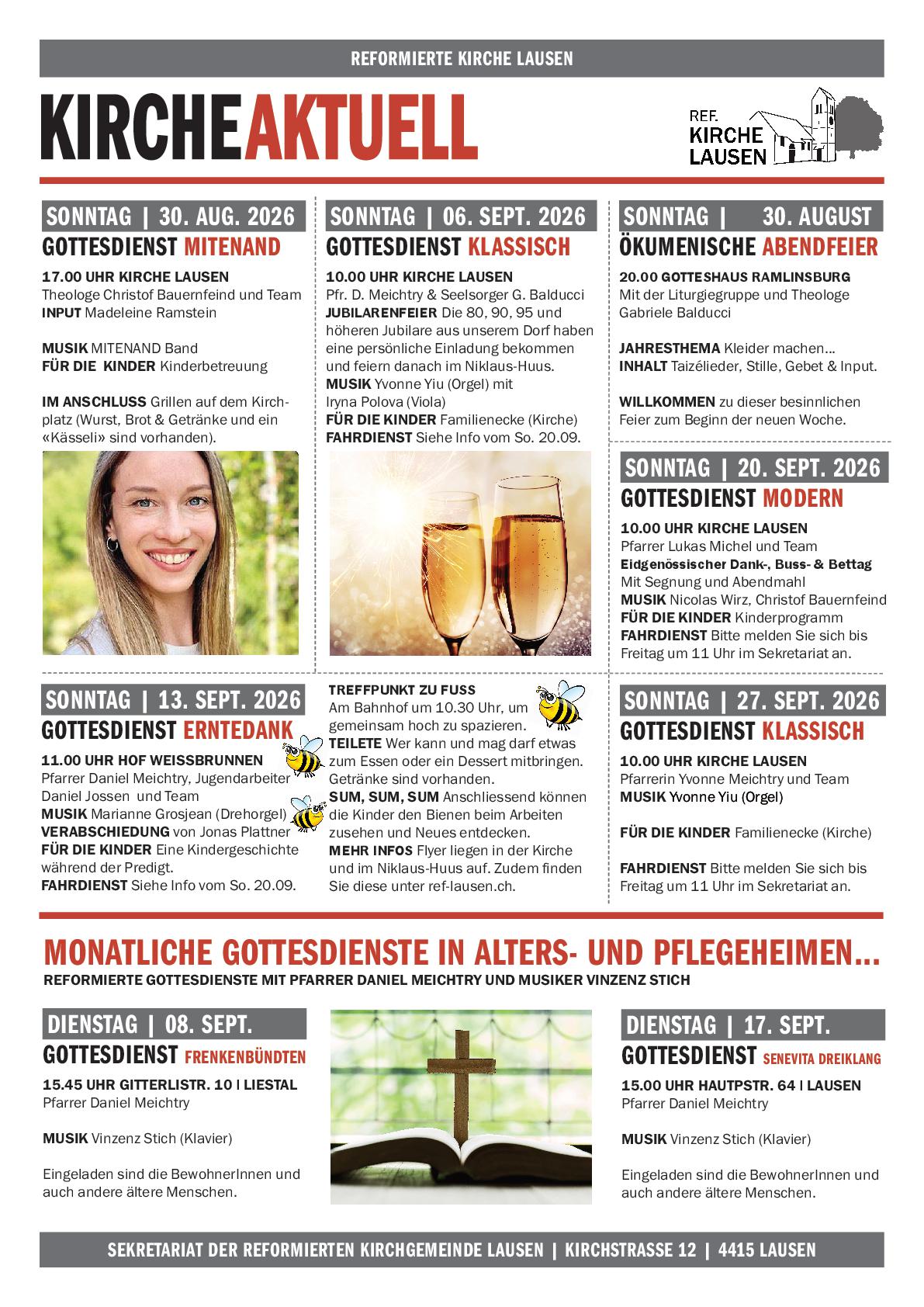 News » KIRCHE AKTUELL | Monat September 2026